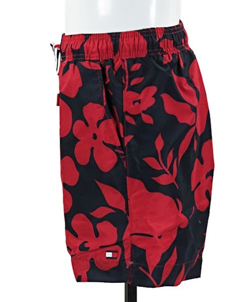 TOMMY HILFIGER（トミーヒルフィガー）の「【TOMMY HILFIGER/トミーヒルフィガー】フラワーパターン スイムショーツ（水着・メンズ・ネイビー/レッド・S/M/L）」の10枚目の写真