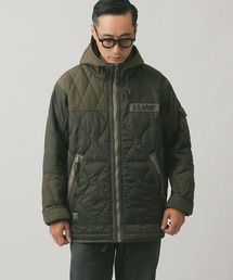 AVIREX　6102180　COMBI　QUILT　ZIP　PARKA