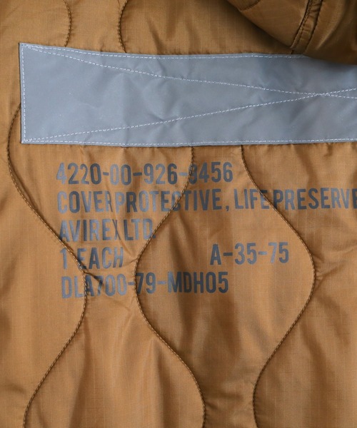 AVIREX（アヴィレックス）の「AVIREX　6102180　COMBI　QUILT　ZIP　PARKA（ダウンジャケット/コート・メンズ・オリーブ/カーキ・XXL/XL/M/L）」の16枚目の写真