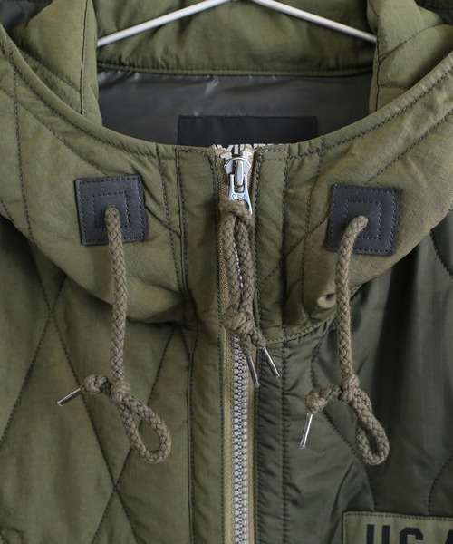 AVIREX（アヴィレックス）の「AVIREX　6102180　COMBI　QUILT　ZIP　PARKA（ダウンジャケット/コート・メンズ・オリーブ/カーキ・XXL/XL/M/L）」の20枚目の写真