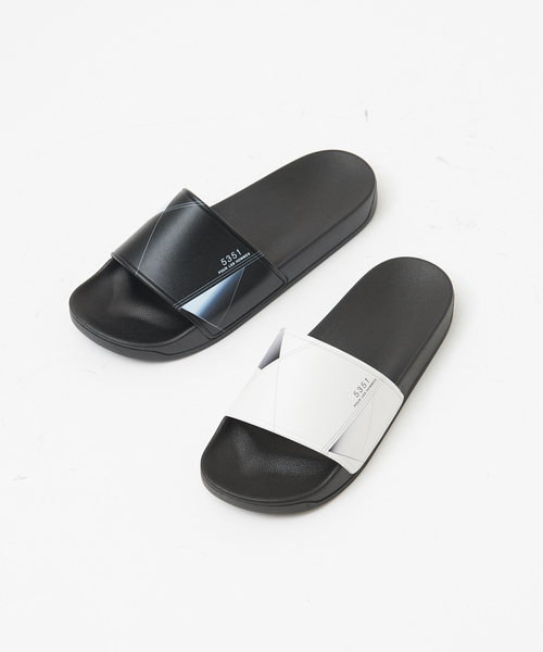 5351 POUR LES HOMMES(ゴーサンゴーイチプールオム)の「ダイヤモンド シャワーサンダル(サンダル・メンズ・ホワイト/ブラック・LL/M/L)」の3枚目の写真