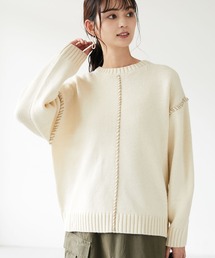 CRAFT STANDARD BOUTIQUE | 刺針ニットプルオーバー　＊◇(ニット/セーター)