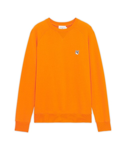 Maison Kitsune(メゾンキツネ)の「GREY FOX HEAD PATCH CLASSIC SWEATSHIRT(スウェット・メンズ・オレンジ/グリーン系その他・S/XS/M/L/XL)」の2枚目の写真