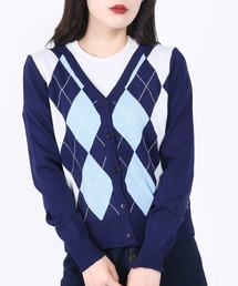 WC | アーガイルニットカーディガン(カーディガン/ボレロ)