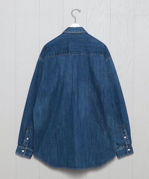 SEVEN BY SEVEN（セブンバイセブン）の「＜SEVEN BY SEVEN＞DENIM SHIRT/シャツ（シャツ/ブラウス・メンズ・ライトブルー・S/M/L）」の4枚目の写真
