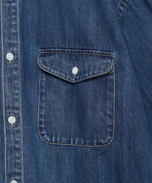 SEVEN BY SEVEN（セブンバイセブン）の「＜SEVEN BY SEVEN＞DENIM SHIRT/シャツ（シャツ/ブラウス・メンズ・ライトブルー・S/M/L）」の5枚目の写真