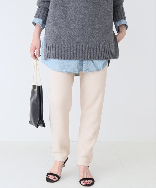 Spick & Span(スピックアンドスパン)の「#WASHABLEWOOLジョグパンツ◆(その他パンツ・レディース・ベージュ/ネイビー・FREE)」の5枚目の写真