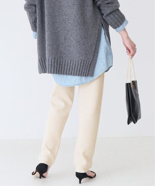 Spick & Span(スピックアンドスパン)の「#WASHABLEWOOLジョグパンツ◆(その他パンツ・レディース・ベージュ/ネイビー・FREE)」の7枚目の写真
