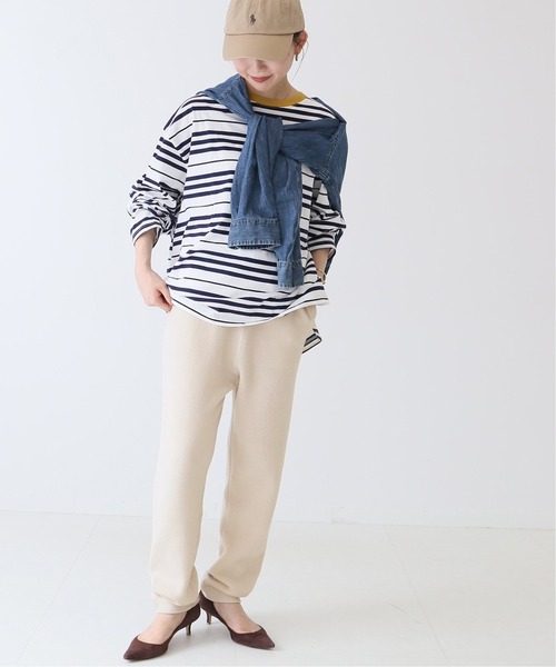 Spick & Span(スピックアンドスパン)の「#WASHABLEWOOLジョグパンツ◆(その他パンツ・レディース・ベージュ/ネイビー・FREE)」の8枚目の写真