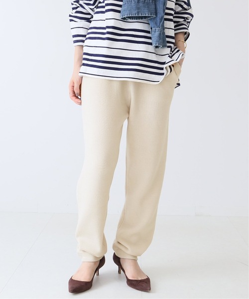 Spick & Span(スピックアンドスパン)の「#WASHABLEWOOLジョグパンツ◆(その他パンツ・レディース・ベージュ/ネイビー・FREE)」の9枚目の写真
