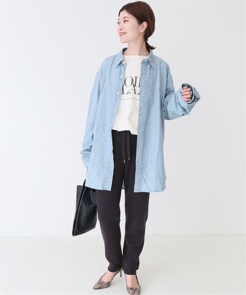 Spick & Span(スピックアンドスパン)の「#WASHABLEWOOLジョグパンツ◆(その他パンツ・レディース・ベージュ/ネイビー・FREE)」の10枚目の写真