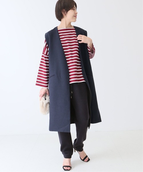 Spick & Span(スピックアンドスパン)の「#WASHABLEWOOLジョグパンツ◆(その他パンツ・レディース・ベージュ/ネイビー・FREE)」の14枚目の写真