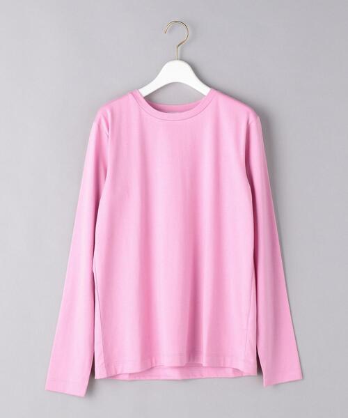 UNITED ARROWS（ユナイテッドアローズ）の「＜UNITED ARROWS＞Ｃ ロングスリーブ カットソー Ｗ（Tシャツ/カットソー・レディース・ピンク/ブラック/ホワイト・FREE）」の10枚目の写真