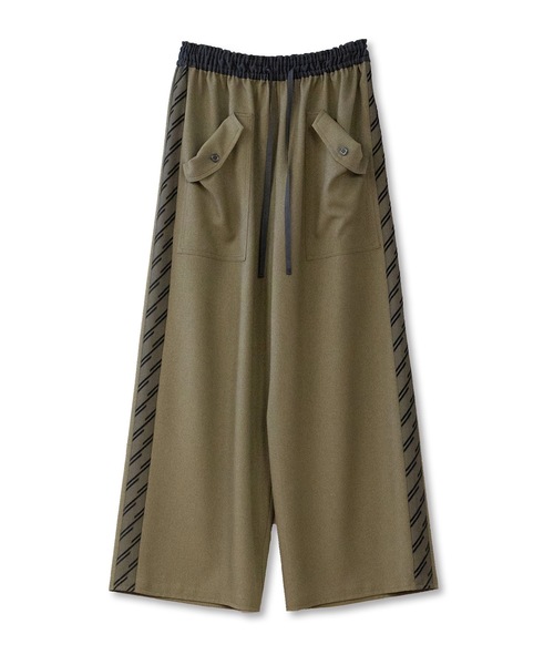 La SRIC（ラスリック）の「La SRIC / フロッキーサイドラインPT【セットアップ可】（その他パンツ・レディース・カーキ/キャメル・38）」の5枚目の写真