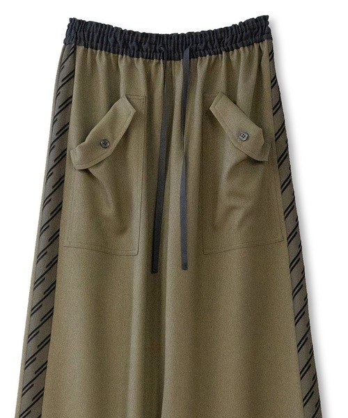 La SRIC（ラスリック）の「La SRIC / フロッキーサイドラインPT【セットアップ可】（その他パンツ・レディース・カーキ/キャメル・38）」の18枚目の写真