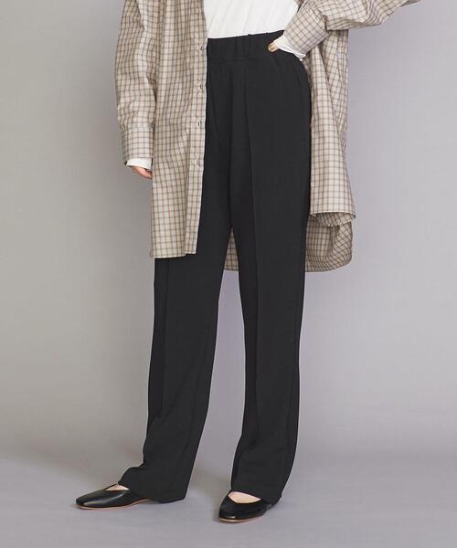 BEAUTY&YOUTH UNITED ARROWS（ビューティーアンドユースユナイテッドアローズ）の「BY ポリエステルストレート イージーパンツ -ウォッシャブル-◆（その他パンツ・レディース・ブラック/ベージュ・S/M）」の6枚目の写真