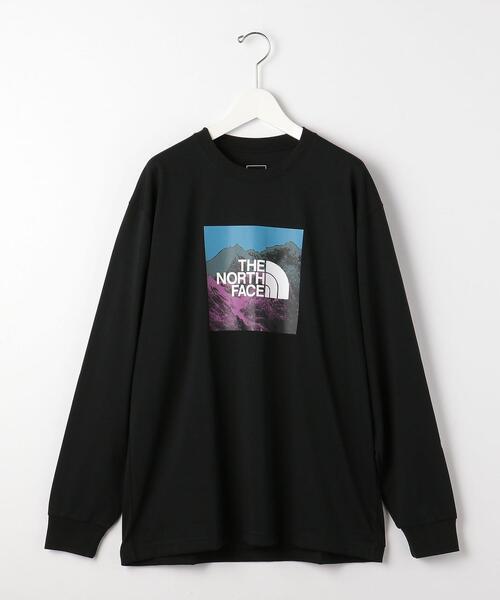 THE NORTH FACE（ザノースフェイス）の「＜THE NORTH FACE（ザ ノースフェイス）＞長袖 デジタルロゴ Tシャツ（Tシャツ/カットソー・メンズ・ブラック/ホワイト・M/XL/L）」の4枚目の写真