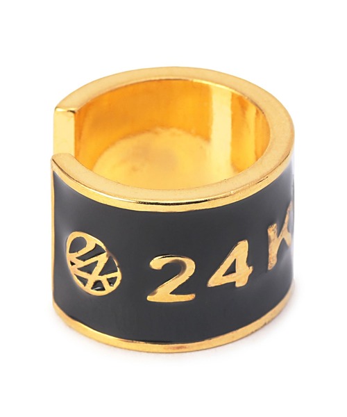24karats(トゥウェンティーフォーカラッツ)の「Basic Logo Epo Ring(リング・メンズ・シルバー/ゴールド・15号/9号)」の3枚目の写真