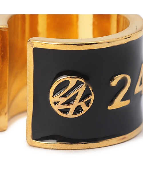 24karats(トゥウェンティーフォーカラッツ)の「Basic Logo Epo Ring(リング・メンズ・シルバー/ゴールド・15号/9号)」の9枚目の写真