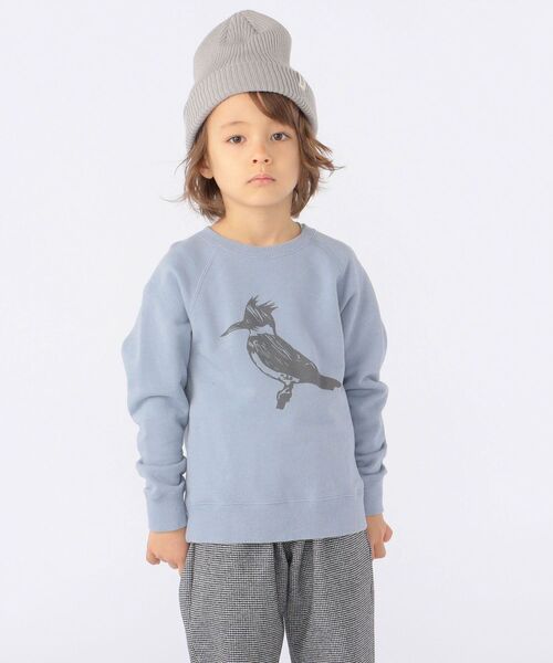 THE DAY(ザデイ)の「【SHIPS KIDS別注】THE DAY:バード スウェット(100~130cm)(スウェット・キッズ・スカイブルー/キャメル・100/130/110/120)」の2枚目の写真