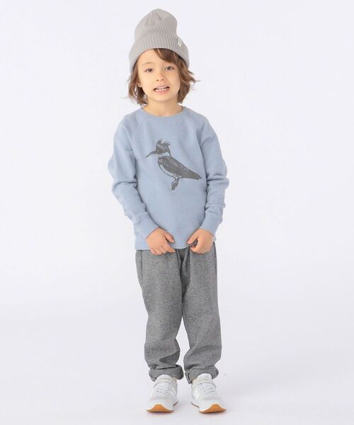 THE DAY(ザデイ)の「【SHIPS KIDS別注】THE DAY:バード スウェット(100~130cm)(スウェット・キッズ・スカイブルー/キャメル・100/130/110/120)」の3枚目の写真