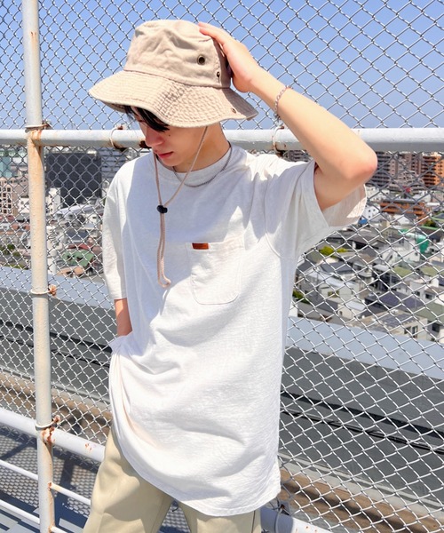 PENDLETON(ペンドルトン)の「Pendleton(ペンドルトン)/Deschutes Pocket Tee - S/S オーバーサイズ コットン100% 半袖 無地 ポケT(Tシャツ/カットソー・メンズ・ホワイト/ブラック/オートミール・M/L/XL)」の9枚目の写真