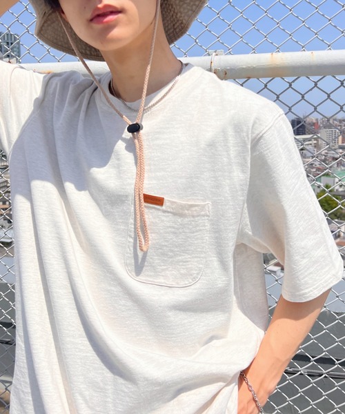 PENDLETON(ペンドルトン)の「Pendleton(ペンドルトン)/Deschutes Pocket Tee - S/S オーバーサイズ コットン100% 半袖 無地 ポケT(Tシャツ/カットソー・メンズ・ホワイト/ブラック/オートミール・M/L/XL)」の6枚目の写真