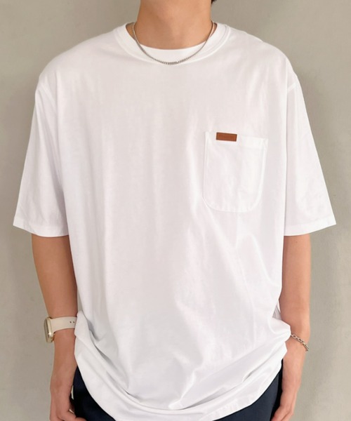 PENDLETON(ペンドルトン)の「Pendleton(ペンドルトン)/Deschutes Pocket Tee - S/S オーバーサイズ コットン100% 半袖 無地 ポケT(Tシャツ/カットソー・メンズ・ホワイト/ブラック/オートミール・M/L/XL)」の4枚目の写真