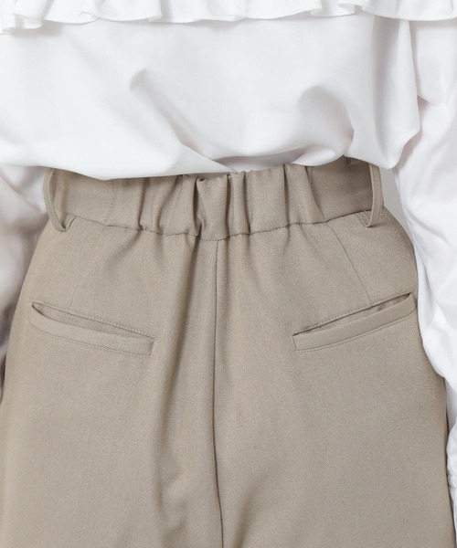 Heather（ヘザー）の「スリムフィットアッタカストレートパンツ　238828（スラックス・レディース・ブラック/ブルー/ベージュ/オレンジ/ピンク/グリーン/スカイブルー/ベージュ系その他/イエロー・L/S/M/XS）」の20枚目の写真