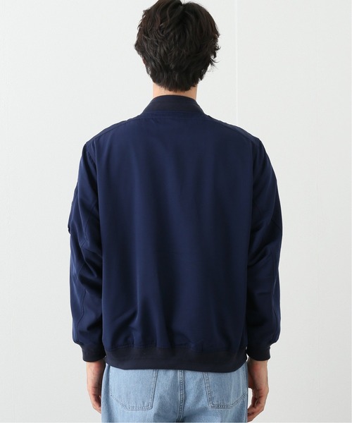 417 EDIFICE（フォーワンセブンエディフィス）の「グログラン MA-1（MA-1・メンズ・ネイビー/ブラウン/カーキ・SMALL/MEDIUM/LARGE）」の7枚目の写真