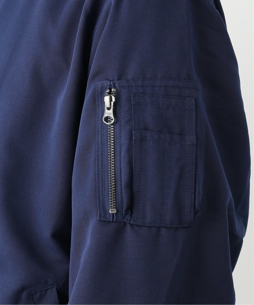 417 EDIFICE（フォーワンセブンエディフィス）の「グログラン MA-1（MA-1・メンズ・ネイビー/ブラウン/カーキ・SMALL/MEDIUM/LARGE）」の12枚目の写真