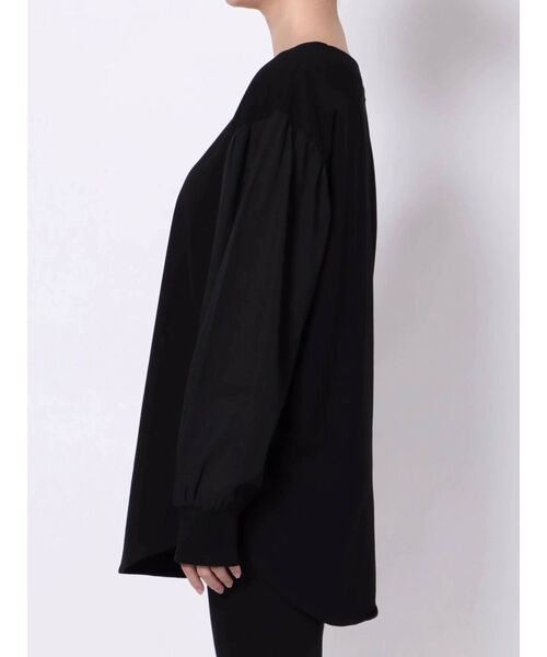 LAGUNAMOON（ラグナムーン）の「シアースリーブカットトップス（Tシャツ/カットソー・レディース・ホワイト/チャコールグレー/ブラック・FREE）」の14枚目の写真