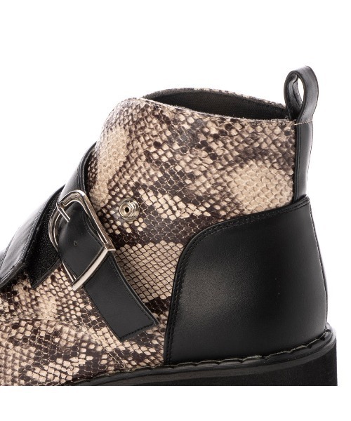 Elvis Luce（エルビスルーチェ）の「ElvisLuce(エルビスルーチェ) シャークソール厚底スニーカー ブーツ（ブーツ・レディース・ブラック/ガンメタ/ブラック系その他・LL/L/M/S）」の15枚目の写真