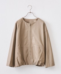 BEARDSLEY | より滑らかな素材を使用 Newレザーブルゾン(ブルゾン)