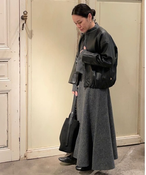 BEARDSLEY（ビアズリー）の「より滑らかな素材を使用 Newレザーブルゾン（ブルゾン・レディース・ブラウン/ブラック/ベージュ・1/0）」の11枚目の写真