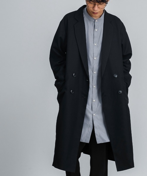 improves(インプローブス)の「T/R オーバーサイズ ダブルブレスト チェスターコート(チェスターコート・メンズ・ブラック/ブラウン/A/グレイッシュベージュ/B・LARGE/MEDIUM)」の18枚目の写真