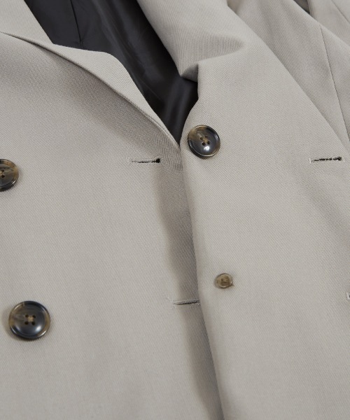 improves(インプローブス)の「T/R オーバーサイズ ダブルブレスト チェスターコート(チェスターコート・メンズ・ブラック/ブラウン/A/グレイッシュベージュ/B・LARGE/MEDIUM)」の13枚目の写真