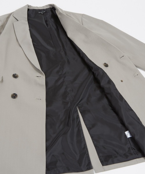 improves(インプローブス)の「T/R オーバーサイズ ダブルブレスト チェスターコート(チェスターコート・メンズ・ブラック/ブラウン/A/グレイッシュベージュ/B・LARGE/MEDIUM)」の14枚目の写真