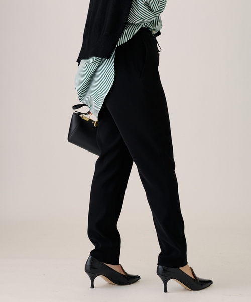 journal standard L'essage（ジャーナルスタンダードレサージュ）の「ダブルクロスジョガー パンツ◆3（その他パンツ・レディース・ピンク/ブラック/ブルー系その他・FREE）」の6枚目の写真