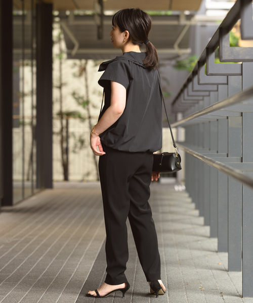 journal standard L'essage（ジャーナルスタンダードレサージュ）の「ダブルクロスジョガー パンツ◆3（その他パンツ・レディース・ピンク/ブラック/ブルー系その他・FREE）」の8枚目の写真