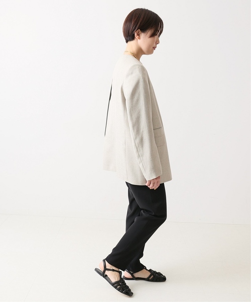 journal standard L'essage（ジャーナルスタンダードレサージュ）の「ダブルクロスジョガー パンツ◆3（その他パンツ・レディース・ピンク/ブラック/ブルー系その他・FREE）」の12枚目の写真