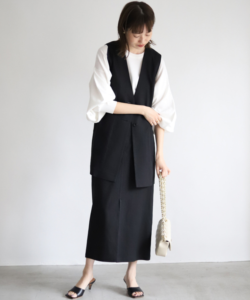 slobe iena /FAKE SUEDE タイトスカート FAKE SUEDE タイトスカート | スローブ イエナ(SLOBE IENA