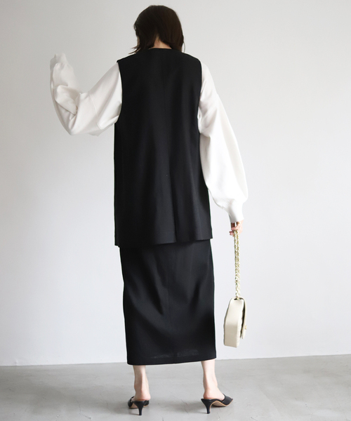 フレンチリネンタイトスカート　SLOBEIENA スローブイエナ　新品未使用 リネンタイトスカート◇（スカート）｜SLOBE IENA