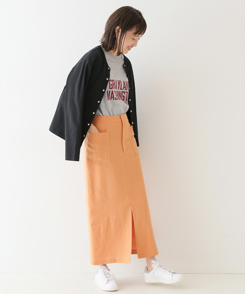 リネンタイトスカート◇（スカート）｜SLOBE IENA