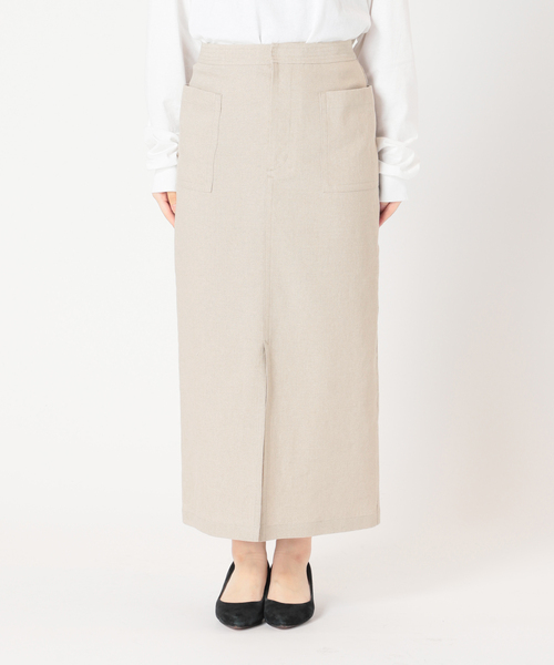 リネンタイトスカート◇（スカート）｜SLOBE IENA