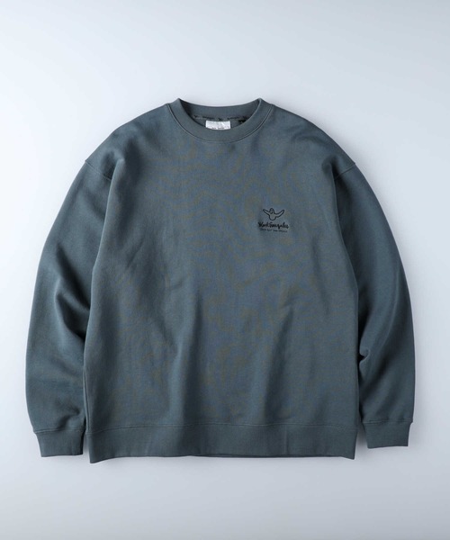 Mark Gonzales（マーク・ゴンザレス）の「【MARK GONZALES】イラストスウェットクルー（スウェット・メンズ・ケリーグリーン/パープル/ホワイト・M/L/XL/S）」の19枚目の写真