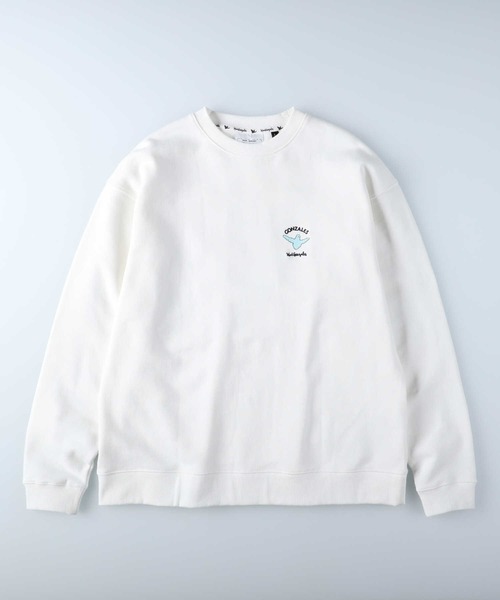 Mark Gonzales（マーク・ゴンザレス）の「【MARK GONZALES】イラストスウェットクルー（スウェット・メンズ・ケリーグリーン/パープル/ホワイト・M/L/XL/S）」の15枚目の写真