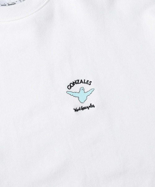 Mark Gonzales（マーク・ゴンザレス）の「【MARK GONZALES】イラストスウェットクルー（スウェット・メンズ・ケリーグリーン/パープル/ホワイト・M/L/XL/S）」の17枚目の写真