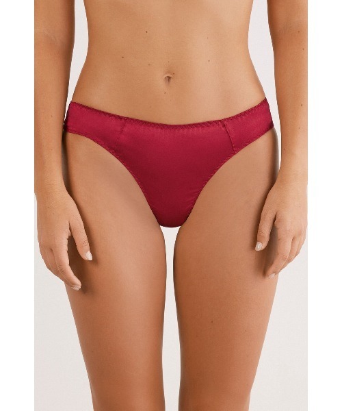 Intimissimi(インティミッシミ)の「シルク ブラジリアン(ショーツ・レディース・ブラック/ピンクゴールド/ブルー/アイボリー/レッド・L/S/XS/M)」の9枚目の写真
