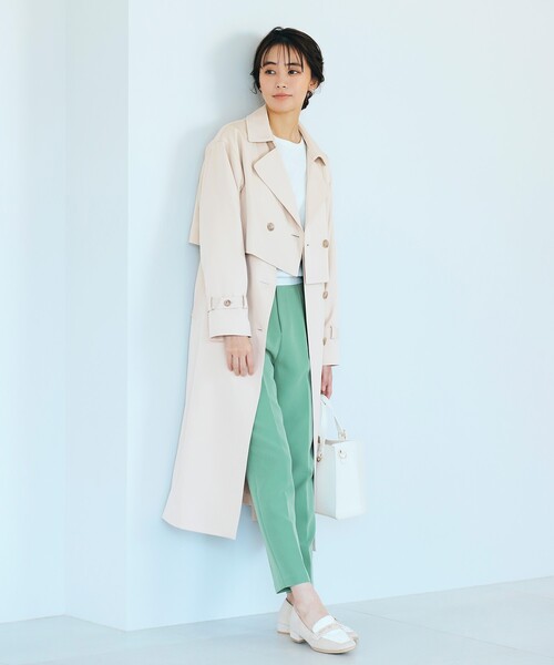 grove（グローブ）の「◆【S-3L】3WAY トレンチコート（トレンチコート・レディース・ベージュ/ブラウン系その他/ピンク系・01/02/03/04/05）」の3枚目の写真